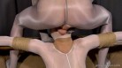 White Encasement Sub Fucked Well And Facialized